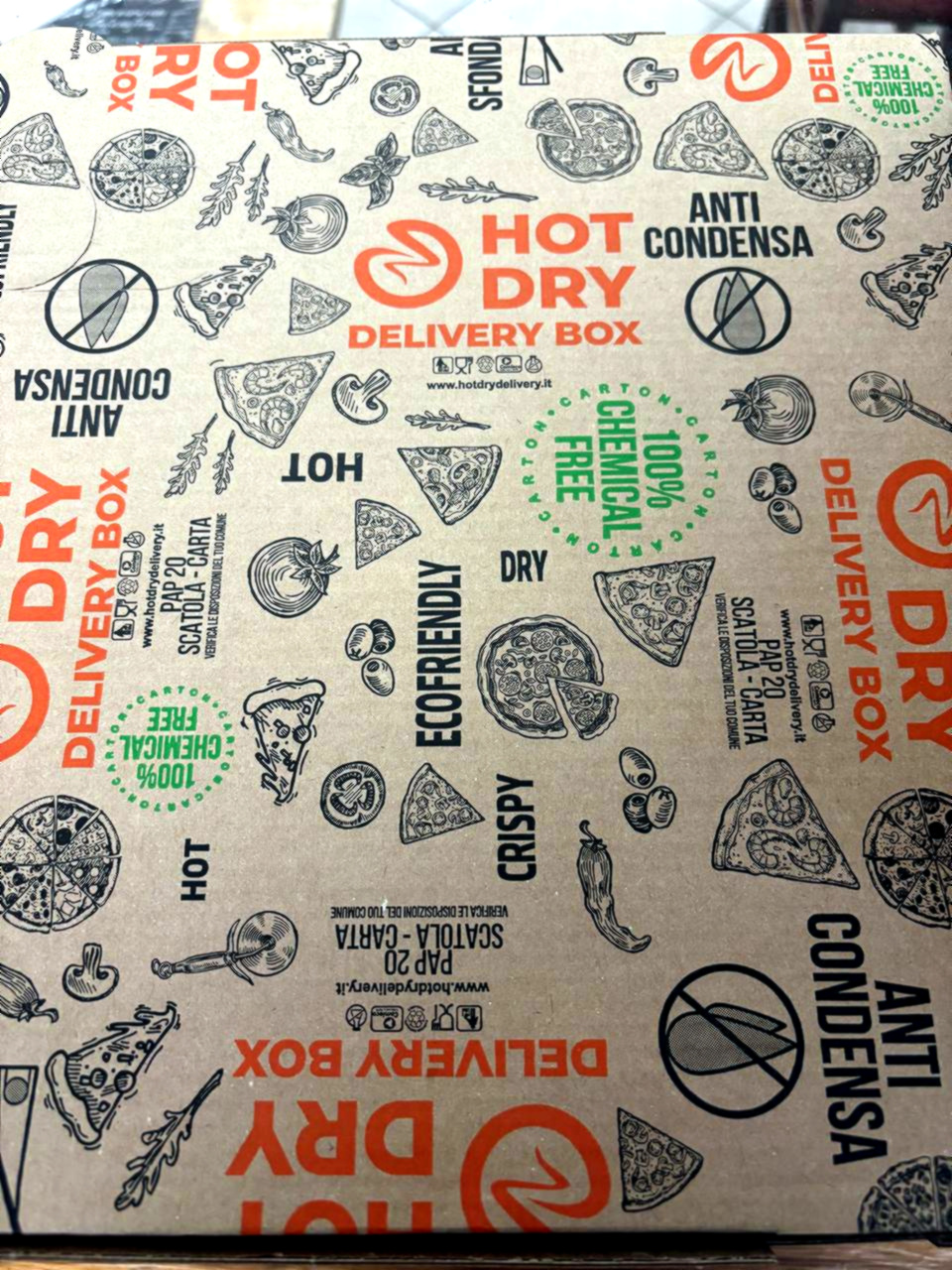 Scatola delivery anticondensa