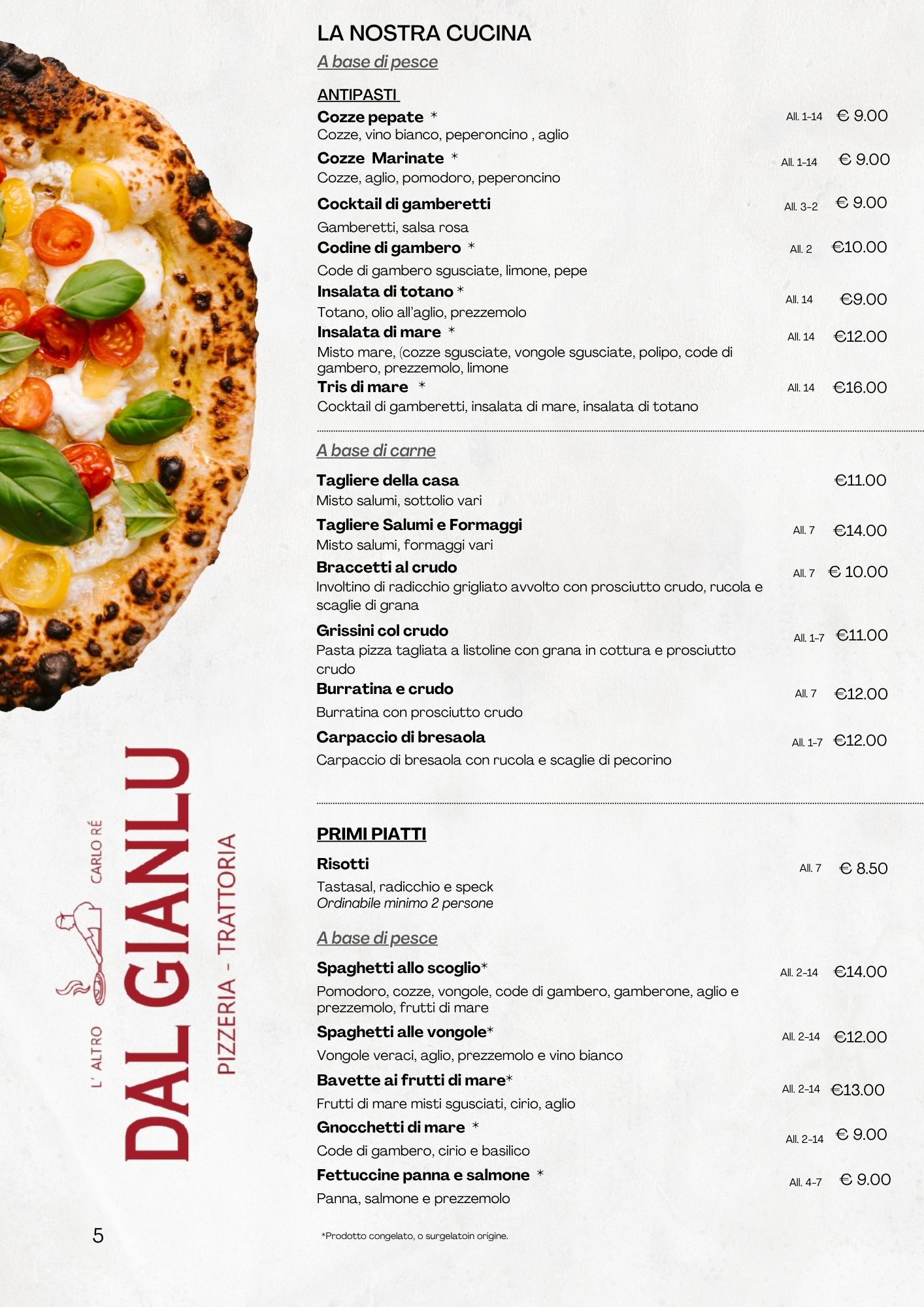 Cucina - Antipasti e Primi