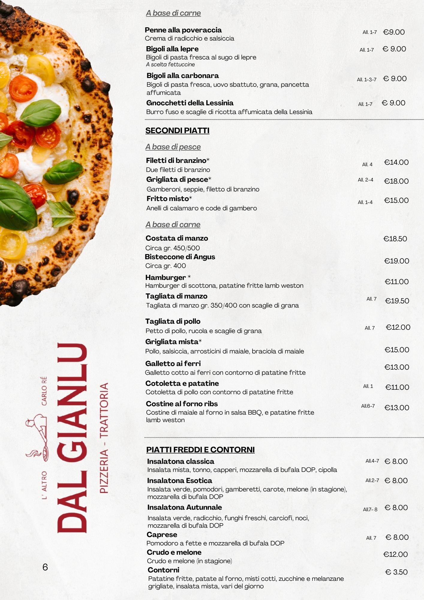 Cucina - Secondi e Contorni